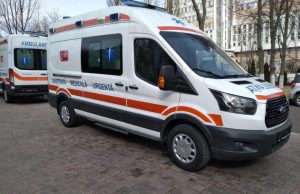 Primele două ambulanțe Ford Transit, din cele 168, asamblate în orașul Adana, Turcia, au fost transportate la Chișinău