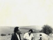 Anul 1985: Grigore Vieru și Ștefan Petrache la Ciutești, Nisporeni