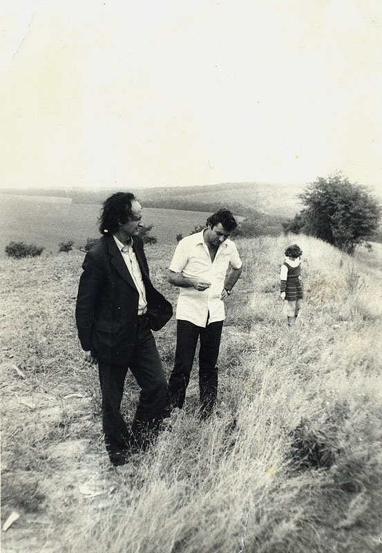 Anul 1985: Grigore Vieru și Ștefan Petrache la Ciutești, Nisporeni