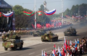 Paradă militară la Tiraspol