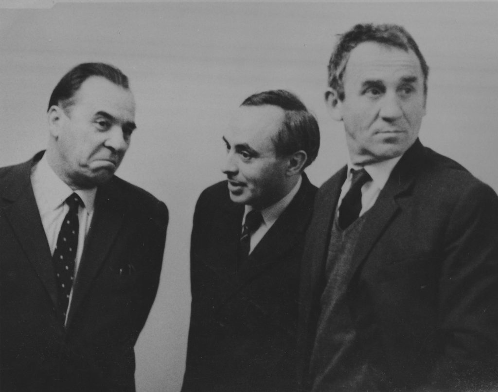 1.Vasile Coroban, Vasile Vasilache și Glebus Sainciuc, 1966, din arhiva MNLMK