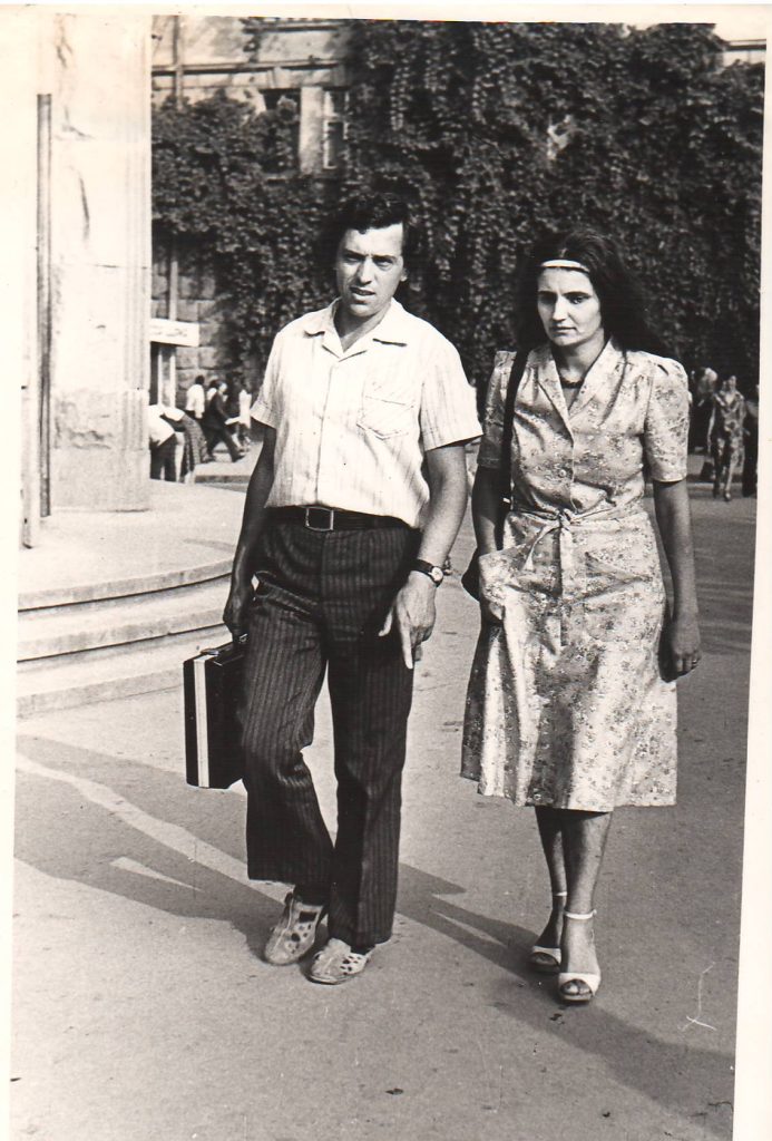 Prin Chișinău, cu Leonida Lari, 1974 