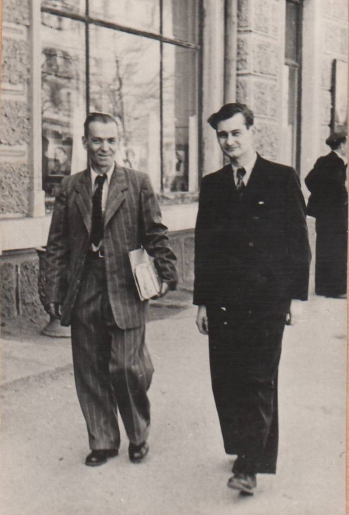 Vasile Coroban și Gheorghe Malarciuc, 1956. Fotografie din arhiva MNLR